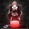 Lampephoto.fr Lampada da comodino, Luce notturna tattile Ryuk - Manga Lampada illusione 3D LED, idea regalo di Natale per ragazzi e ragazze Lampada da notte per bambini o adulti TOP