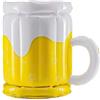 ZYWUOY Secchio per ghiaccio gonfiabile, grande forma di vetro da birra, dispositivo di raffreddamento della birra, per spiaggia, piscina, feste, 44 x 32 cm