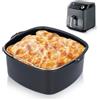 Tissting Tortiera Per Friggitrice Ad Aria, Teglia Per Torte in Ferro, Teglie Per Formaggi, Torte, Pane, Stampi Per Dolci, Accessori Per Friggitrice Per HD9925 HD9860 HD9905 01(18cm)