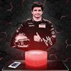 Lampephoto.fr - Lampada 3D Carlos Sainz Pilota F1, Decorazione Formula 1 Monoposto, Idea Regalo Uomo oggetto Carlos Sainz Pilota F1 Luce Notturna Adulto Decorazione Camera, Idea Regalo Natale Uomo TOP