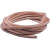 KONMAY - Cordino rotondo in vero cuoio, 6,0 mm, 3 m, corda in cuoio naturale per creazione di gioielli, collane, bracciali e artigianato