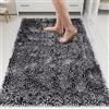 HOMEK Tappeto da bagno in ciniglia, 60 x 180 cm, tappetino da bagno di lusso, extra spesso, morbido e assorbente, antiscivolo, lavabile in lavatrice, per pavimento del bagno, vasca e doccia, WC