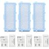 BaolijinMM 3 Pezzi Filtro di ricambio Compatibile con Miele Compact C1 & C2, Complete C2 & C3 Serie S4000, S5000, S6000 & S8000, Filtro HEPA, 3 filtri di protezione del motore e 3 filtri di scarico