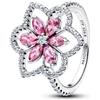 PANDORA Anello da cocktail da donna in argento 194577C01, 54, Argento sterling, Zirconia cubica