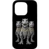 Cool 3 Hip Hop Trio Street Gold Chain Fu Custodia per iPhone 15 Pro T-Rex Dinosauro Tyrannosaurus Rex Rap Old School Retro Retro