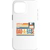 Dad Joke Archive Co Custodia per iPhone 16 Pro Max Divertenti battute su I Keep Dad in A Dad-A-Base Retro Floppy Disk