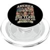 250 Years & Counting USA Patriot 250 Anni America 1776 2026 Lincoln Washington Pro Wrestlers PopSockets PopGrip per MagSafe