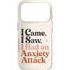 Anxiety Humor Moments Custodia per iPhone 17 Pro Ansia divertente Sarcasmo Citazione Salute mentale Introverso