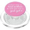 Pink Phone Grip Dark Romance Phone Case Give Me a Hand Necklace & Tell Me Im a Good Girl Smutty Book PopSockets PopGrip per MagSafe