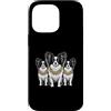 Cool 3 Hip Hop Trio Street Gold Chain Fu Custodia per iPhone 14 Pro Max Papillon Dog Rap Old School Retro Streetwear anni '80 '90 Tre