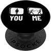 Sport Fencing Gift And Gear For Men And Scherma divertente per donne orgogliose PopSockets PopGrip Adesivo