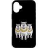 Cool 3 Hip Hop Trio Street Gold Chain Fu Custodia per iPhone 16 Plus Capybara Capy Rap Old School Retro Streetwear 80s 90s Tre