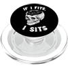 InGENIUS Camicie e regali divertenti del Gatto nero Meme Scheletro Teschio Halloween Umorismo Se va PopSockets PopGrip per MagSafe