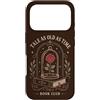 Vintage Rose Book Club Romance Custodia per iPhone 17 Pro Libro Club Reader Rose Romance Fiaba Letteratura