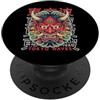 Hannya Oni Mask Aesthetic By TW Hannya Oni Mask Devil Yokai - Maschera giapponese con tatuaggio demone PopSockets PopGrip Adesivo