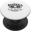 Game Day Moms Baseball Mom Forte Fiero Giornata Di Gioco PopSockets PopGrip Adesivo