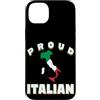 Proud Italian Heritage Clothing & Gifts Custodia per iPhone 14 Plus Bandiera Italia Patriottica Italia Uomini Donna Bambini Orgogliosi Italiano