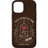 Vintage Rose Book Club Romance Custodia per iPhone 12/12 Pro Libro Club Reader Rose Romance Fiaba Letteratura