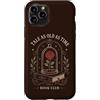 Vintage Rose Book Club Romance Custodia per iPhone 11 Pro Libro Club Reader Rose Romance Fiaba Letteratura