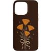 Poppy Flower Clothing Vintage Custodia per iPhone 15 Pro Max Fiori di papavero bouquet botanico floreale natura arte