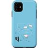 Whyitsme Design Custodia per iPhone 11 Disegno divertente del filato di pecora, maglieria