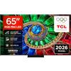 TCL TV 65RM7L 65" RGB-Mini LED, 4K HDR 2000 nits, 1344 zonas de color preciso, Google TV, Dolby Vision IQ y Atmos, 2.1 Onkyo, 144Hz, Apple AirPlay 2, Alexa