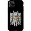 Cool 3 Hip Hop Trio Street Gold Chain Fu Custodia per iPhone 11 Pro Max Cat Rap Old School Retro Streetwear anni '80 '90 Tre