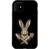 Jimbeels Custodia per iPhone 11 Lepre con Carota e Paletta