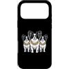 Cool 3 Hip Hop Trio Street Gold Chain Fu Custodia per iPhone 17 Pro Max Papillon Dog Rap Old School Retro Streetwear anni '80 '90 Tre