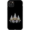 Cool 3 Hip Hop Trio Street Gold Chain Fu Custodia per iPhone 11 Pro Max Goldfish Koi Rap Old School Retro Streetwear anni '80 '90 Tre