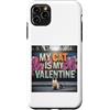 Siamese Kitten Lover PS Custodia per iPhone 11 Pro Max My Cat Is My Valentine Siamese Street Graffiti Amante dei gatti