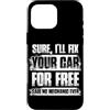 Mechanic Car Enthusiast Designs & Car Ou Custodia per iPhone 16 Pro Max Correggi la tua auto gratis Car Lover Mechanic Garage Car Guy