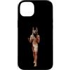 Esoteric Occult Magick Symbolism Custodia per iPhone 14 Plus Statua Anubis Full Body in posa magica