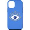 AuraStitch Custodia per iPhone 12/12 Pro Evil Eye | Grafica di protezione Nazar | Estetica mistica