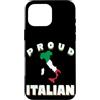Proud Italian Heritage Clothing & Gifts Custodia per iPhone 16 Pro Max Bandiera Italia Patriottica Italia Uomini Donna Bambini Orgogliosi Italiano