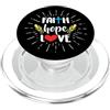 Christ Loves Me Always Christian Inspirational Art Pop Socket - Faith Hope Love PopSockets PopGrip per MagSafe