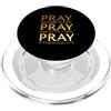Faithful Expressions of Hope and Encoura Prega su di esso Prega sopra Prega attraverso di esso Inspirational PopSockets PopGrip per MagSafe