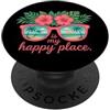 The Aqua Cottage La spiaggia è il mio posto felice PopSockets PopGrip Adesivo