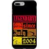 Lustiger Geburtstagsspruch zum 22. Gebur Custodia per iPhone 7 Plus/8 Plus 22° compleanno leggendario da luglio 2004 vintage retrò