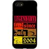 Lustiger Geburtstagsspruch zum 22. Gebur Custodia per iPhone SE (2020) / 7/8 22° compleanno leggendario da luglio 2004 vintage retrò