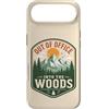 Unplugged Nature Therapy Cabin Retreat D Custodia per iPhone Air Digital Fuori sede Nel bosco Detox introverso