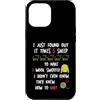 Whyitsme Design Custodia per iPhone 12 Pro Max Scherzo divertente per lavori a maglia, con pecore