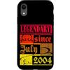 Lustiger Geburtstagsspruch zum 22. Gebur Custodia per iPhone XR 22° compleanno leggendario da luglio 2004 vintage retrò