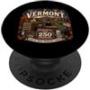 Vermont U.S.A. 250th Anniversary by NLTS USA 250° Anniversario Vermont Pride PopSockets PopGrip Adesivo
