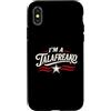 James Talarico Fan Design Proud USA Elec Custodia per iPhone X/XS Im A Talafreako Texas Democratico Slogan Politico Elezione USA