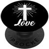Christ Loves Me Always Christian Inspirational Pop Socket - Love And Light Of Jesus PopSockets PopGrip Adesivo