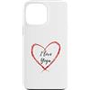 Simmon's Merch Custodia per iPhone 13 Pro Max I Love Yoga - Italia Arte Grafica