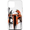 Star Wars Boba Fett - Vernice per casco, colore: Bianco Custodia per iPhone 12 mini