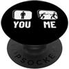 Sport Fencing Gift And Gear For Men And Scherma divertente scherma per scherma PopSockets PopGrip Adesivo