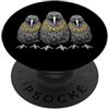 Cool 3 Hip Hop Trio Street Gold Chain Fu Kiwi Bird Rap Old School Retro Streetwear anni '80 '90 Tre PopSockets PopGrip Adesivo